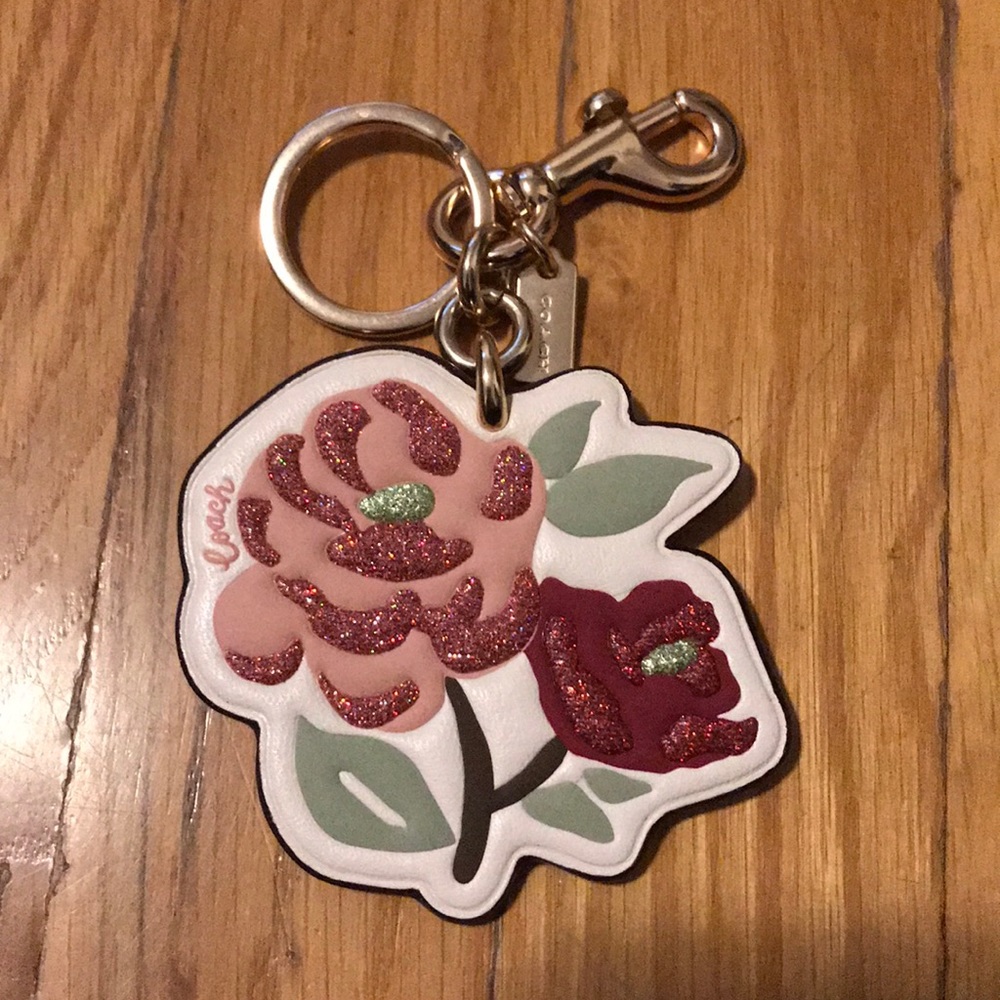 Coach Flower Bag Charm / Key Chain